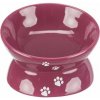 Trixie Zvýšená ergonomická keramická miska, 0.15 l/ø 13 cm vínová Trixie Zvýšená ergonomická keramická miska, 0.15 l/ø 13 cm vínová