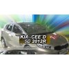 Deflektory na okná pre Kia Ceed II, rv. 2012-2018, 4ks Deflektory na okná pre Kia Ceed II, rv. 2012-2018, 4ks