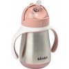 Beaba fľaša Bidon s dvojitými stenami Stainless Steel Straw Cup Old Pink 250ml ružová z nehrdzavejúcej ocele Beaba fľaša Bidon s dvojitými stenami Stainless Steel Straw Cup Old Pink 250ml ružová z nehrdzavejúcej ocele