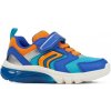 Chlapčenské tenisky Geox, CIBERDRON C Modrá,Oranžová,Biela 24 Chlapčenské tenisky Geox, CIBERDRON C Modrá,Oranžová,Biela 24