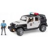 Bruder Jeep Wrangler + policajná figúrka + svetelný a zvukový modul 02526 Bruder Jeep Wrangler + policajná figúrka + svetelný a zvukový modul 02526