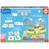 Educa Puzzle domino a pexeso Peppa Pig Disney Superpack 4v1