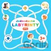 Jednoduché labyrinty modrý sešit samolepky Jednoduché labyrinty modrý sešit samolepky