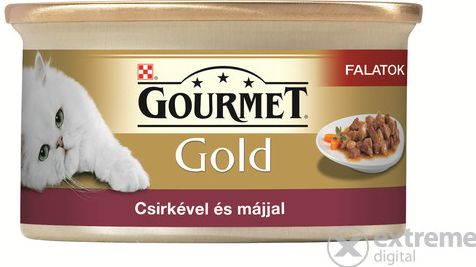 Gourmet Gold k.masa kuře,srdce,játra 85 g