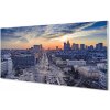 Nástenný panel Varšava mrakodrapy Sunset 100x50 cm Nástenný panel Varšava mrakodrapy Sunset 100x50 cm