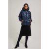 Kovová prešívaná bunda čierna | modrá M Moodo 5904152415321 Kovová prešívaná bunda čierna | modrá M Moodo 5904152415321