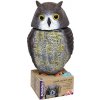Maketa sovy s rotujúcou hlavou – odpudzovač vtákov s realistickým pohybom a reflexnými očami Maketa sovy s rotujúcou hlavou – odpudzovač vtákov s realistickým pohybom a reflexnými očami