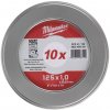 Milwaukee Rezný kotúč 125 x 1,0 mm 4932459164 10 ks