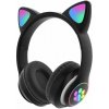 Bezdrôtové slúchadlá pre deti Cat Ears-Čierna Bezdrôtové slúchadlá pre deti Cat Ears-Čierna