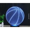 Beling 3D lampa, Basketbal, 7 farebná S40 Beling 3D lampa, Basketbal, 7 farebná S40