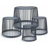 Prosperplast Set 4 univerzálnych košov CLUBO antracit Prosperplast Set 4 univerzálnych košov CLUBO antracit