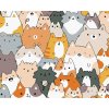 zuty Maľovanie podľa čísel - 30 mačiek, 100x80 cm, bez rámu a bez vypnutia plátna (8596530038986) zuty Maľovanie podľa čísel - 30 mačiek, 100x80 cm, bez rámu a bez vypnutia plátna (8596530038986)