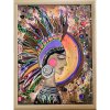 Indiánka - Katarína Haraksimová, originálny, ručne maľovany obraz L (do veľkosti 95x95cm) Viac farieb Indiánka - Katarína Haraksimová, originálny, ručne maľovany obraz L (do veľkosti 95x95cm) Viac farieb