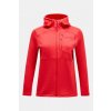 MIKINA PEAK PERFORMANCE W TRAIL POLARTEC ZIP HOOD BRILLIANT RED/BLACK/ MIKINA PEAK PERFORMANCE W TRAIL POLARTEC ZIP HOOD BRILLIANT RED/BLACK/