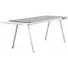 PLAN Kancelársky písací stôl LAYERS, výsuvná prostredná doska, 170 cm, biela/sivá PLAN Kancelársky písací stôl LAYERS, výsuvná prostredná doska, 170 cm, biela/sivá