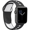 BStrap Silicone Sport remienok na Apple Watch 42/44/45mm, Black White (SAP007C12) BStrap Silicone Sport remienok na Apple Watch 42/44/45mm, Black White (SAP007C12)