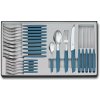 VICTORINOX Swiss Modern 24-piece cutlery set with tomato knife, blue 6.9096.11W2.24 VICTORINOX Swiss Modern 24-piece cutlery set with tomato knife, blue 6.9096.11W2.24