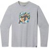 Smartwool BACKCOUNTRY BEAR GRAPHIC LONG SLEEVE TEE light gray heather