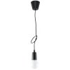Sollux Lighting Diego závesné svietidlo 1x60 W čierna SL.0572 Sollux Lighting Diego závesné svietidlo 1x60 W čierna SL.0572