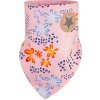 Šatka na krk podšitá Outlast® - ružové kvety/ružová baby UNI Šatka na krk podšitá Outlast® - ružové kvety/ružová baby UNI