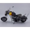 Čierna kovová motorka so žltou nádržou – 13x32x18 cm Čierna kovová motorka so žltou nádržou – 13x32x18 cm
