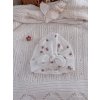 Dojčenský turban - čiapočka, eternal roses dusty Dojčenský turban - čiapočka, eternal roses dusty