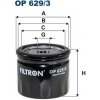 Olejový filter FILTRON OP 629/3 Olejový filter FILTRON OP 629/3