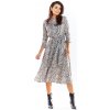 Dámske šaty Awama Flower šedá XL Awama 5902360543867 Dámske šaty Awama Flower šedá XL Awama 5902360543867