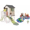 Set domček na pilieroch a vodná dráha s vodopádom House On Stilts Life Smoby rozšíriteľný s 1,5 m šmykľavkou s vodotryskom Set domček na pilieroch a vodná dráha s vodopádom House On Stilts Life Smoby rozšíriteľný s 1,5 m šmykľavkou s vodotryskom