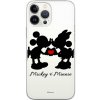 AppleMix DISNEY Apple iPhone 12 / 12 Pro - Mickey a Minnie v láske - gumový - čiré