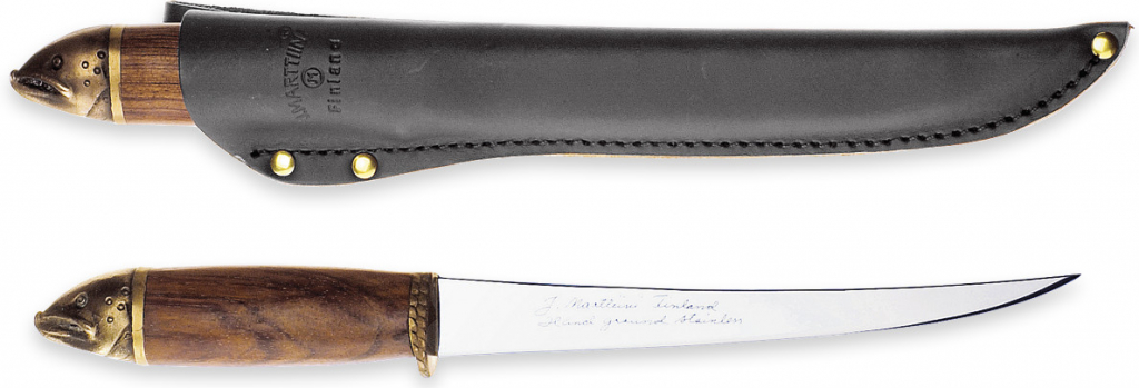 Marttiini Salmon filleting knife v dřevěném dárkovém boxu - 19cm čepel - 552017
