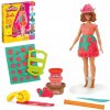Hasbro Play-Doh Plastelína Bábika Barbie Fashionista Srdcia a kvety G1357
