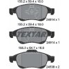 Sada brzdových platničiek kotúčovej brzdy TEXTAR 2491401 Sada brzdových platničiek kotúčovej brzdy TEXTAR 2491401