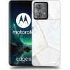 Picasee silikónový čierny obal pre Motorola Edge 40 Neo - White tile Picasee silikónový čierny obal pre Motorola Edge 40 Neo - White tile