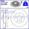 DELPHI Brzdový kotúč BG3406 DELPHI Brzdový kotúč BG3406