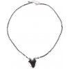 Náhrdelník hematitový srdce, krížik - 1 ks 1 šedá hematit srdce Náhrdelník hematitový srdce, krížik - 1 ks 1 šedá hematit srdce