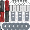 30 kusů příslušenství pro Roborock Saros 10R/Qrevo Curv 2 Pro/Qrevo CurvX robotický vysavač, 4 hlavní kartáče, 6 HEPA filtrů, 6 stěračů, 6 bočních kartáčů, 6 sáčků na prach, Saros 10R sada 30 kusů příslušenství pro Roborock Saros 10R/Qrevo Curv 2 Pro/Qrevo CurvX robotický vysavač, 4 hlavní kartáče, 6 HEPA filtrů, 6 stěračů, 6 bočních kartáčů, 6 sáčků na prach, Saros 10R sada