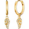 Engelsrufer ERE-FLYWING1-ZI-G-CR Earrings - Flying Wings Engelsrufer ERE-FLYWING1-ZI-G-CR Earrings - Flying Wings