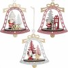 Ozdoba na vianočný stromček - 1ks Zvonček s postavičkou. MDF 13cm (41582 Christmas tree decorations 13cm bell ) Ozdoba na vianočný stromček - 1ks Zvonček s postavičkou. MDF 13cm (41582 Christmas tree decorations 13cm bell )