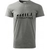 Evolúcia Beh - Klasické pánske tričko vyššej gramáže - 2XL ( Tmavosivý melír ) Evolúcia Beh - Klasické pánske tričko vyššej gramáže - 2XL ( Tmavosivý melír )