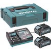 Makita Makita AKU sada Li-ion XGT 40V, 2x BL4040 + DC40RA + Makpac 191J97-1 Makita Makita AKU sada Li-ion XGT 40V, 2x BL4040 + DC40RA + Makpac 191J97-1