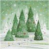Wimex Obrúsok PAP FSC Mix 3V Vianoce zelené stro 33x33 cm 20 ks