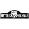 Plechová ceduľa Route 66 Highway Old Fashioned 46 cm x 14 cm Plechová ceduľa Route 66 Highway Old Fashioned 46 cm x 14 cm