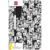 Lego Stationery Zápisník A5 s čiernym perom - Minifigure Brick Lego Stationery Zápisník A5 s čiernym perom - Minifigure Brick