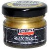 Metalická vosková pasta 20ml - zlatá Metalická vosková pasta 20ml - zlatá
