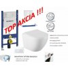 Závesný set GEBERIT Duofix Basic+ WC LENA Rimless 48 x 36 cm + tlačidlo + sedátko, biela, 3322XX00+39040100 Závesný set GEBERIT Duofix Basic+ WC LENA Rimless 48 x 36 cm + tlačidlo + sedátko, biela, 3322XX00+39040100