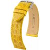Kožený remienok Hirsch Genuine Croco 18900872-2, žltý, krokodília koža, Quick Release 15 mm Kožený remienok Hirsch Genuine Croco 18900872-2, žltý, krokodília koža, Quick Release 15 mm