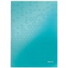 Leitz Wow záznamová kniha A4 linajková ľadovo modrá 80 listov Leitz Wow záznamová kniha A4 linajková ľadovo modrá 80 listov