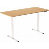 AlzaErgo Table ET2 Core biely + doska 140 × 80 cm bambusová zaoblená AlzaErgo Table ET2 Core biely + doska 140 × 80 cm bambusová zaoblená