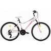 Detský bicykel Romet Jolene 24 bielo-ružový, rám 13 Detský bicykel Romet Jolene 24 bielo-ružový, rám 13